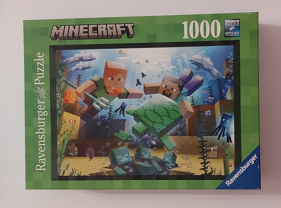 Ravensburger puzzle minecraft 1000 elementów
