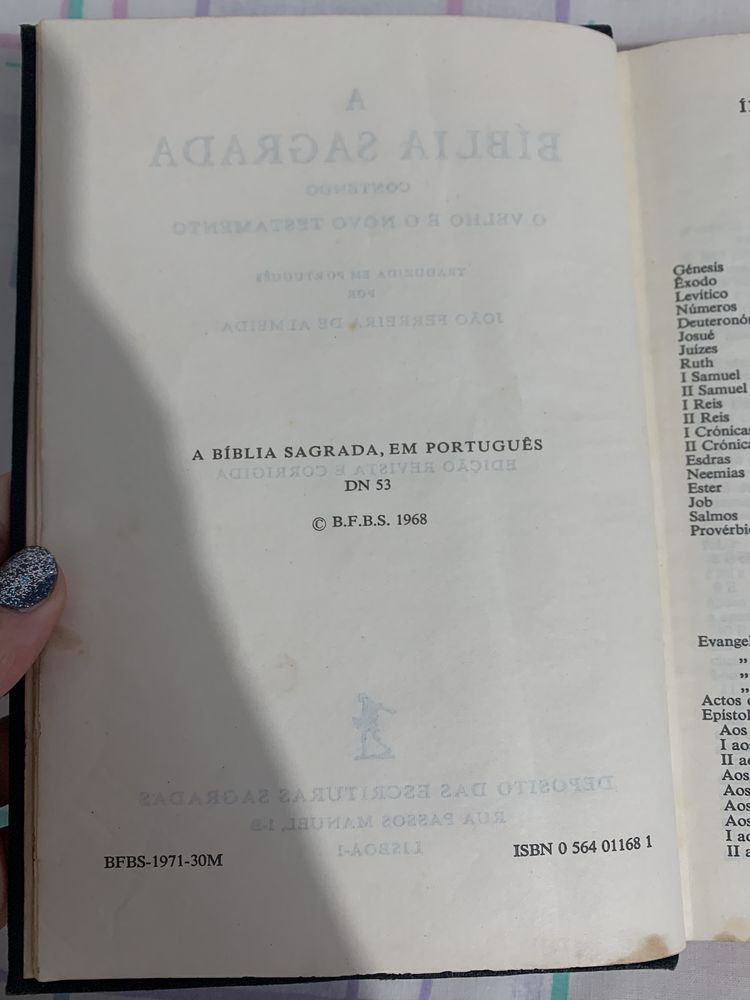 Livro - A Bíblia
