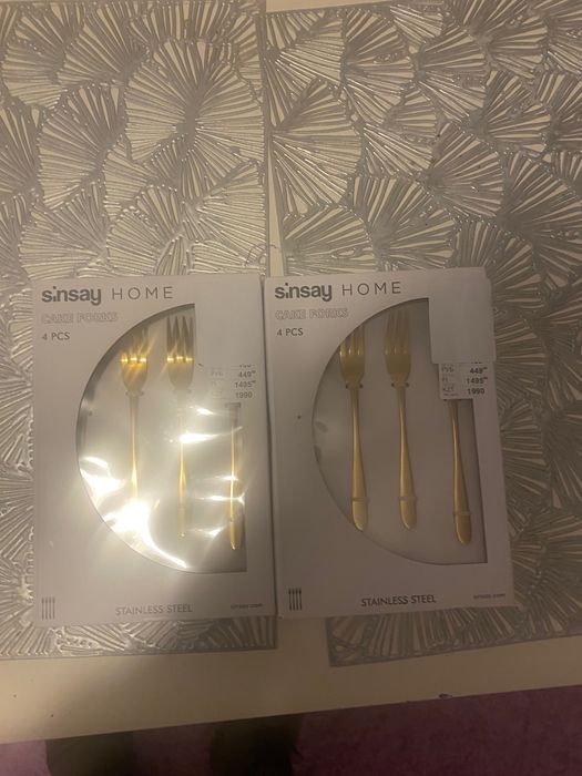 Komplet sztućców do ciasta sinsay home