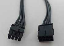 Przedłużacz zasilania pci-e 8 pin -> 8 pin (6+2)