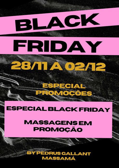 Massagista Masculino - Massagens Relaxamento - Black Friday Especial !