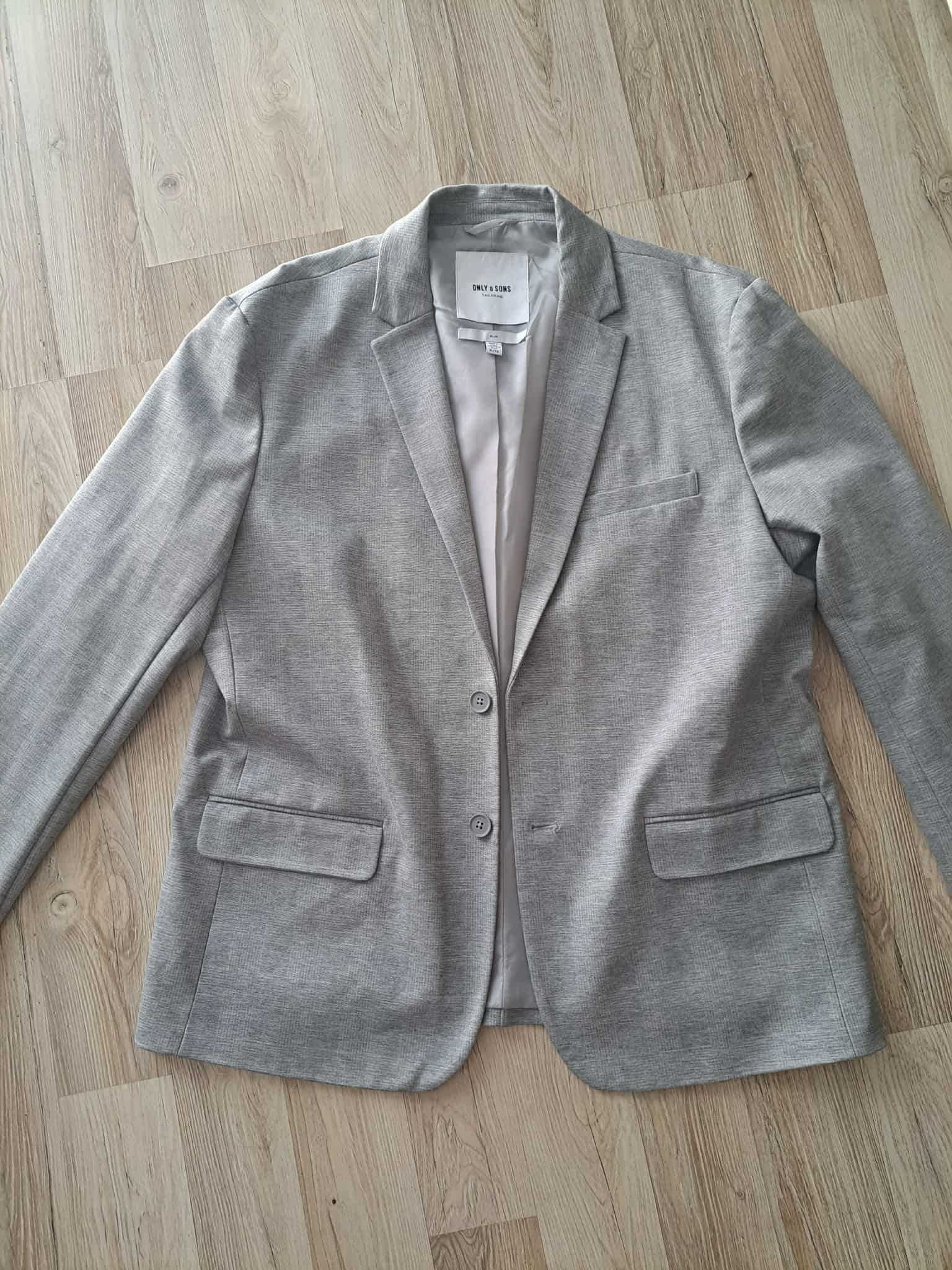 Garnitur męski Only & Sons – szary, rozmiar XL