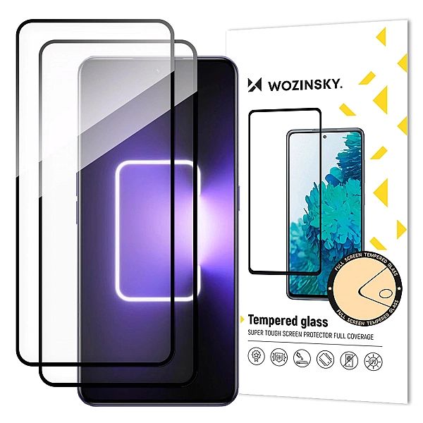 Wozinsky Full Glue Tempered Glass 2x szkło hartowane do Realme GT Neo