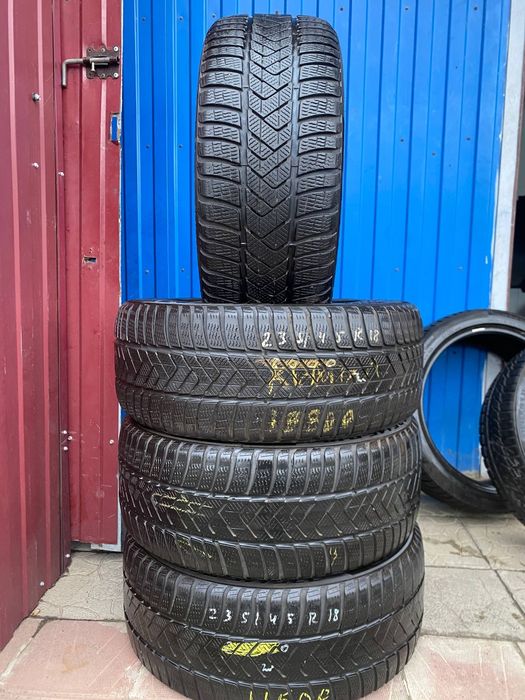 235/45/18 пирелли 6,5мм 2022 год Зима топ!)