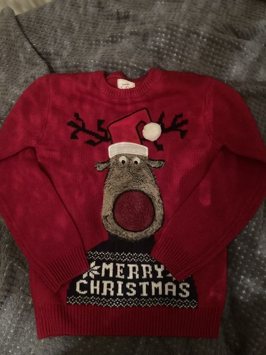 Sweter świąteczny dziecięcy 5-6 lat