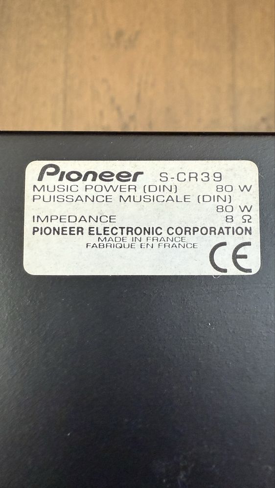 Głośniki Pioneer (lewy,prawy,środkowy)
