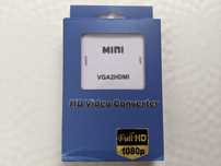 Конвертер, адаптер VGA to HDMI + mini USB + аудіо Jack 3.5