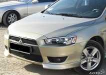 Mitsubishi Lancer X ЕVO 10 клыки пороги спойлер козырек