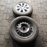 KOŁO ZAPASOWE STALOWE CITROEN III C5 R17&quot; OPONY 225/55/R17 Z FELGAMI 17 ROZSTAW 5X108, KOŁO ALUMINIOWE OPEL R15 OPONY 195/65/R15 Z FELGAMI 15 ROZSTAW 5 ŚRUB