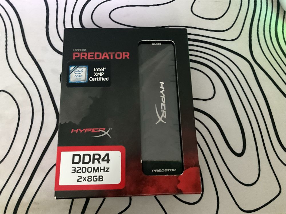 Оперативная память hyperx ddr4 16gb 3200Mhz