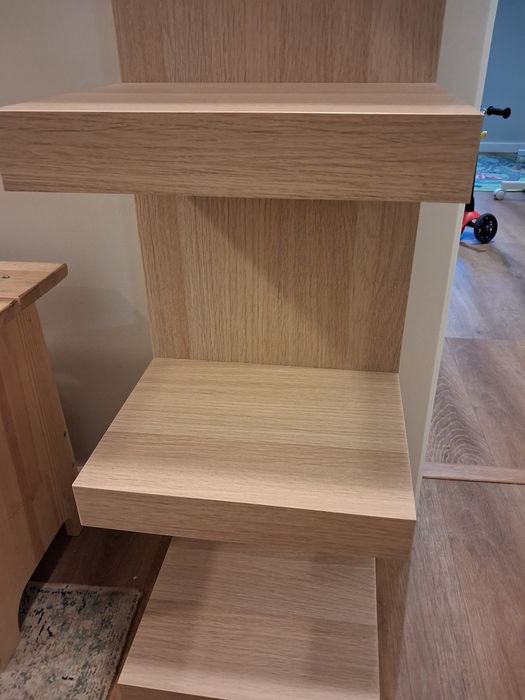 LACKEstante lack ikea
Estante de parede, ef carvalho c/velatura branc