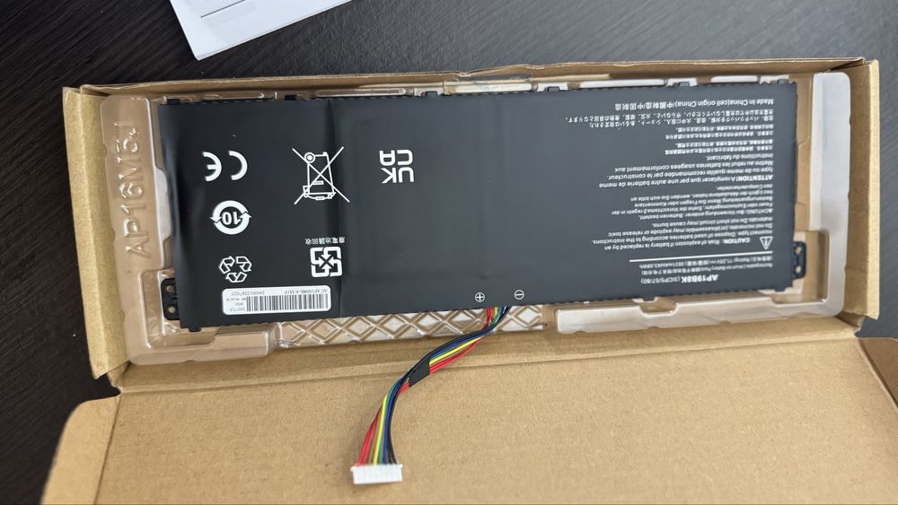 Батарея AP19B8K аккумулятор для ноутбука Acer