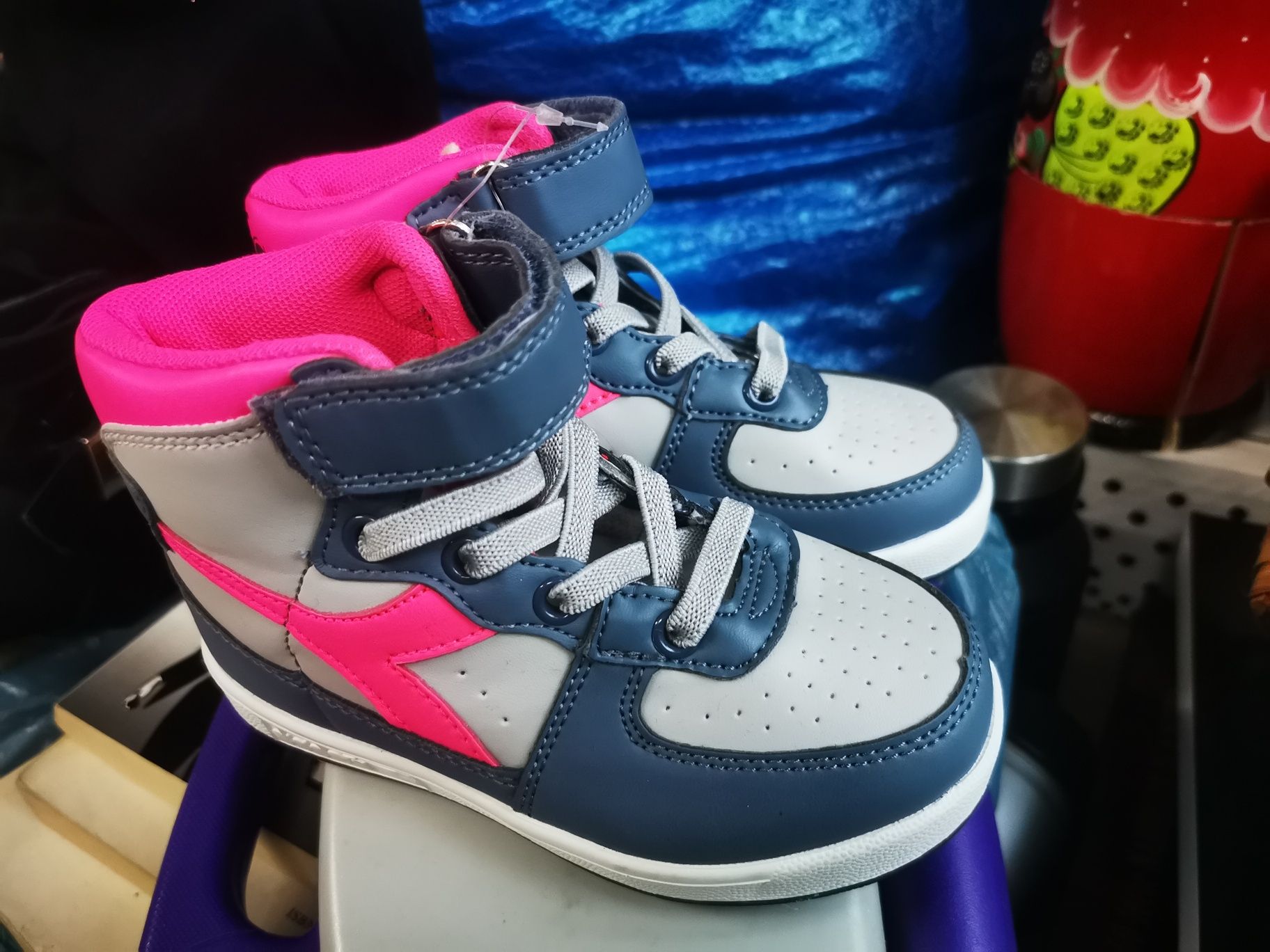 Buty snickersy dziewczęce Diadora na rzepy r. 26 NOWE zimowe