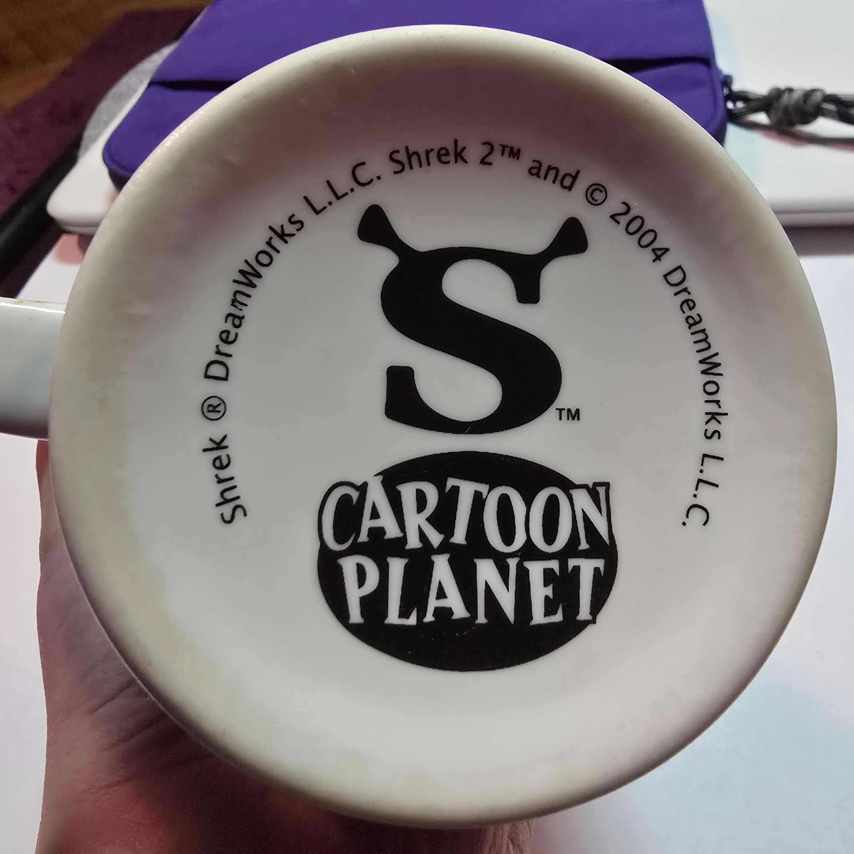 Kubek Shrek Osioł. Cartoon Planet 2004