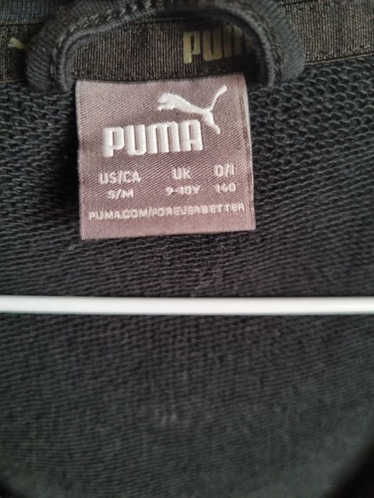 Чорна кофтинка з капюшоном Puma, розмір XS-S/42-44, 140-165 см