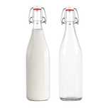 Butelka okrągła 500 ml na mleko + korek mechaniczny
