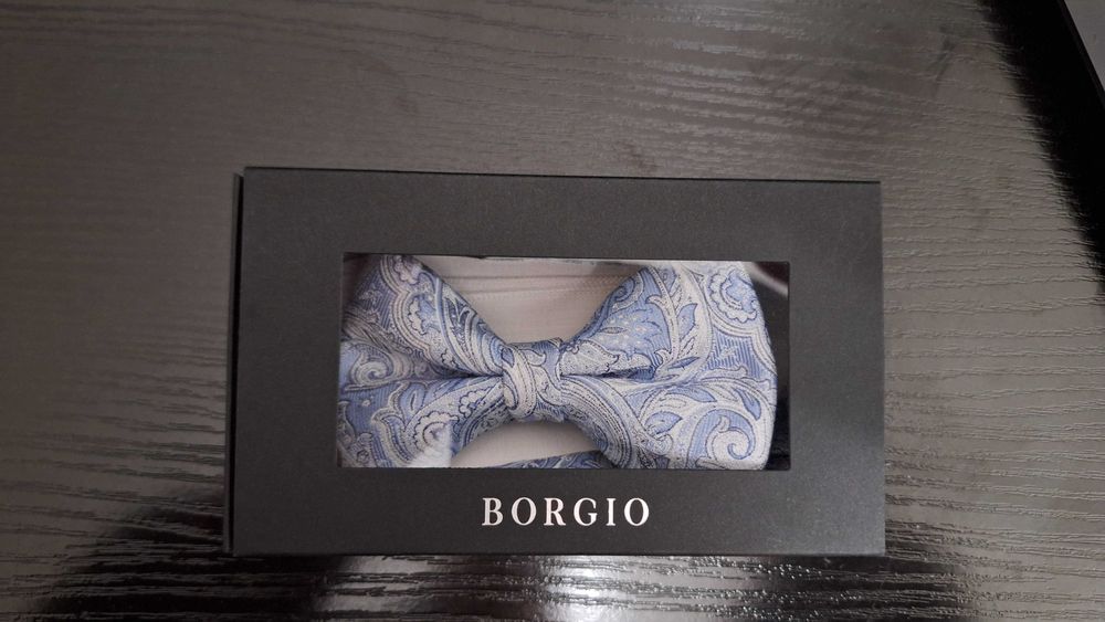 Mucha muszka Borgio Classico błękitna