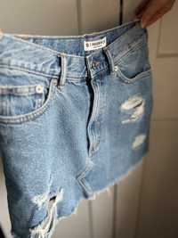 Niebieska spódnica dżinsowa S Pull&Bear