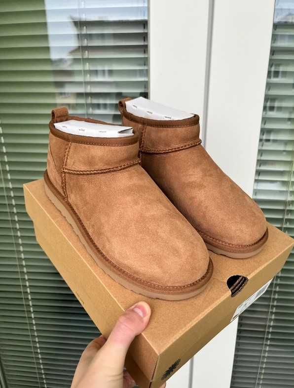 UGG CLASSIC ULTRA MINI Kasztanowy brąz damski Eu 37