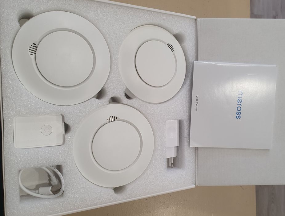 Detector de fumo inteligente compativel com apple homekit  -MEROSS