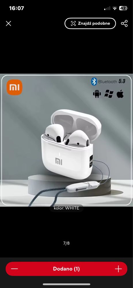 Słuchawki XIAOMI AP05 Black