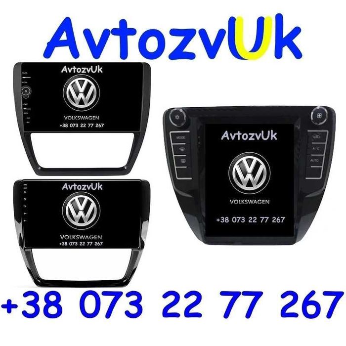 Android 14 JETTA 6 Volkswagen VW Джета GPS USB 2 дин CarPlay Магнитола