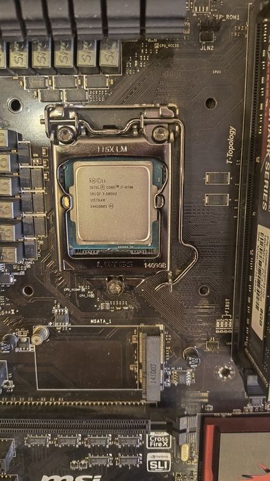 Zestaw płyta główna MSI Z97-GD65 GAMING + i7 4790 + DDR3 32GB