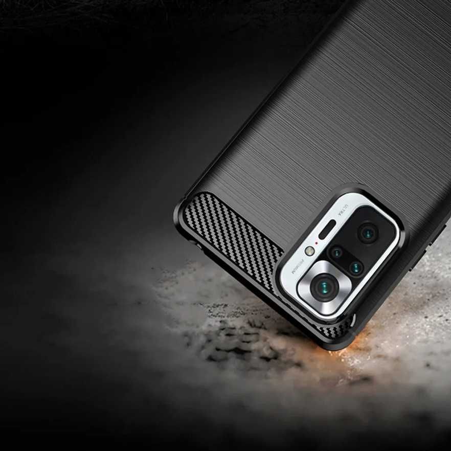 Etui do Xiaomi Redmi Note 10 Pro Carbon Case Obudowa Armor Pancerne