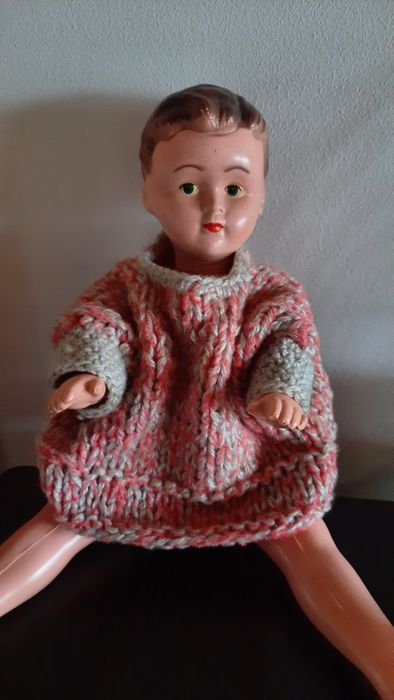 Stara, piekna, retro  lalka 30 cm