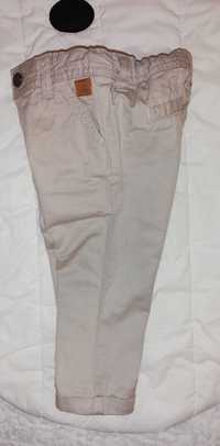Eleganckie chino Smyk spodnie bawełniane 74/80