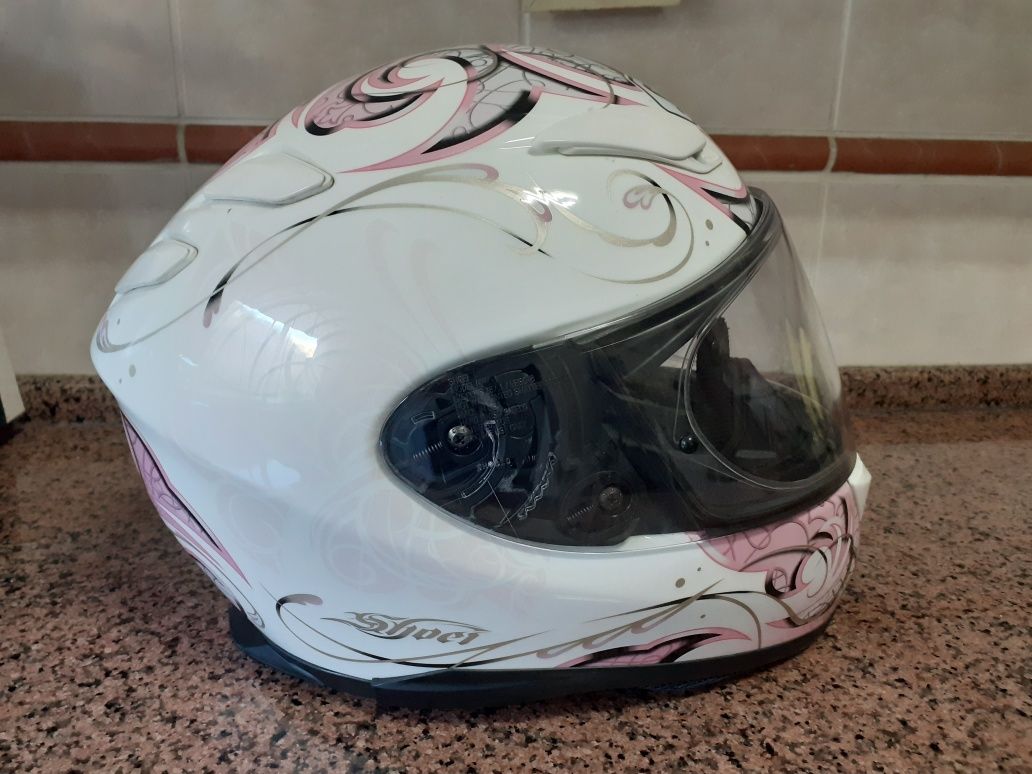 Capacete SHOEI senhora - Como novo, em óptimo estado