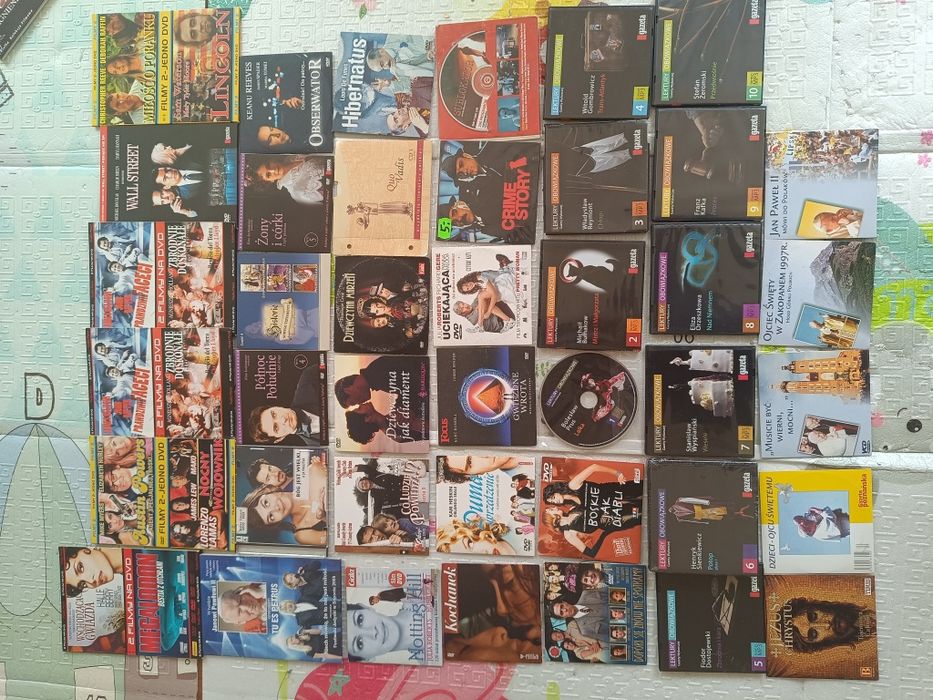 Filmy, płyty CD,41 sztuk
