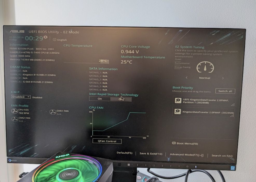 Memória RAM HyperX DDR4 8GB