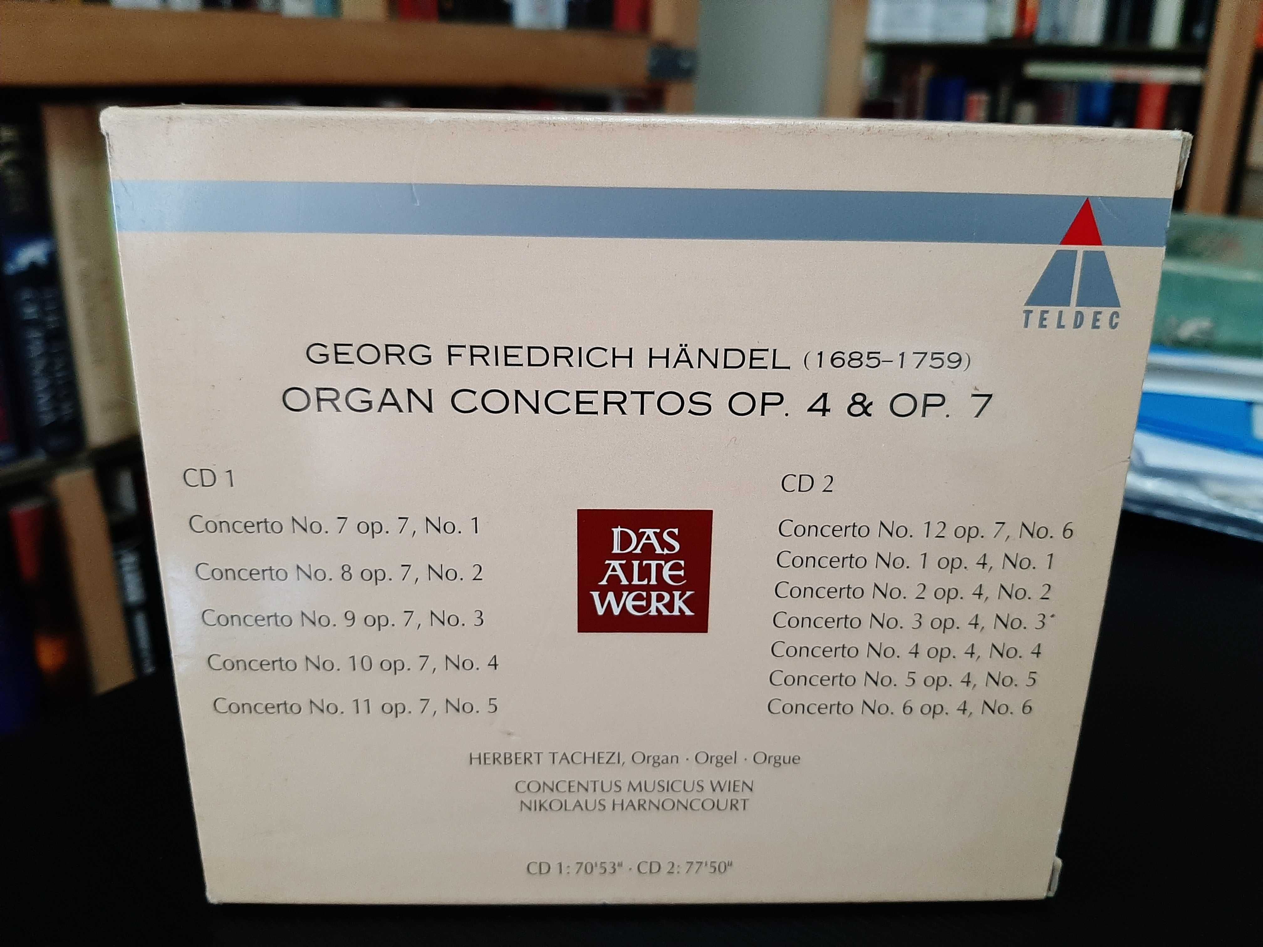 Handel – Organ Concertos Op. 4 & 7 – Concentus Musicus, N. Harnoncourt