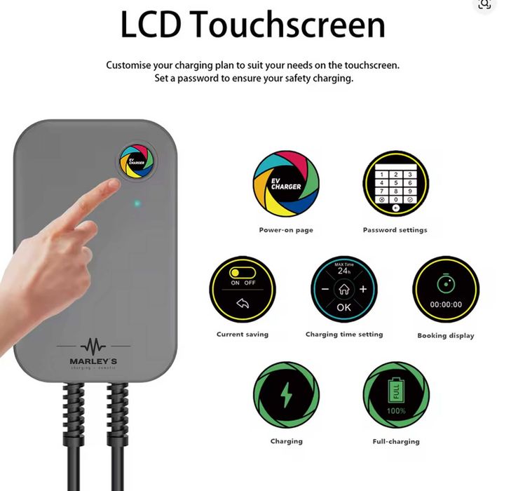 Wallbox Carregador Parede - 11 kw - 16A - Trifasica - 6 METROS CABO