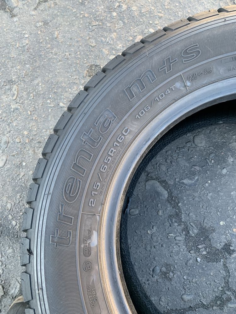 Шини 215/65 R16C Sava 7,5-7,5-7-6,5 мм 215 65 16С