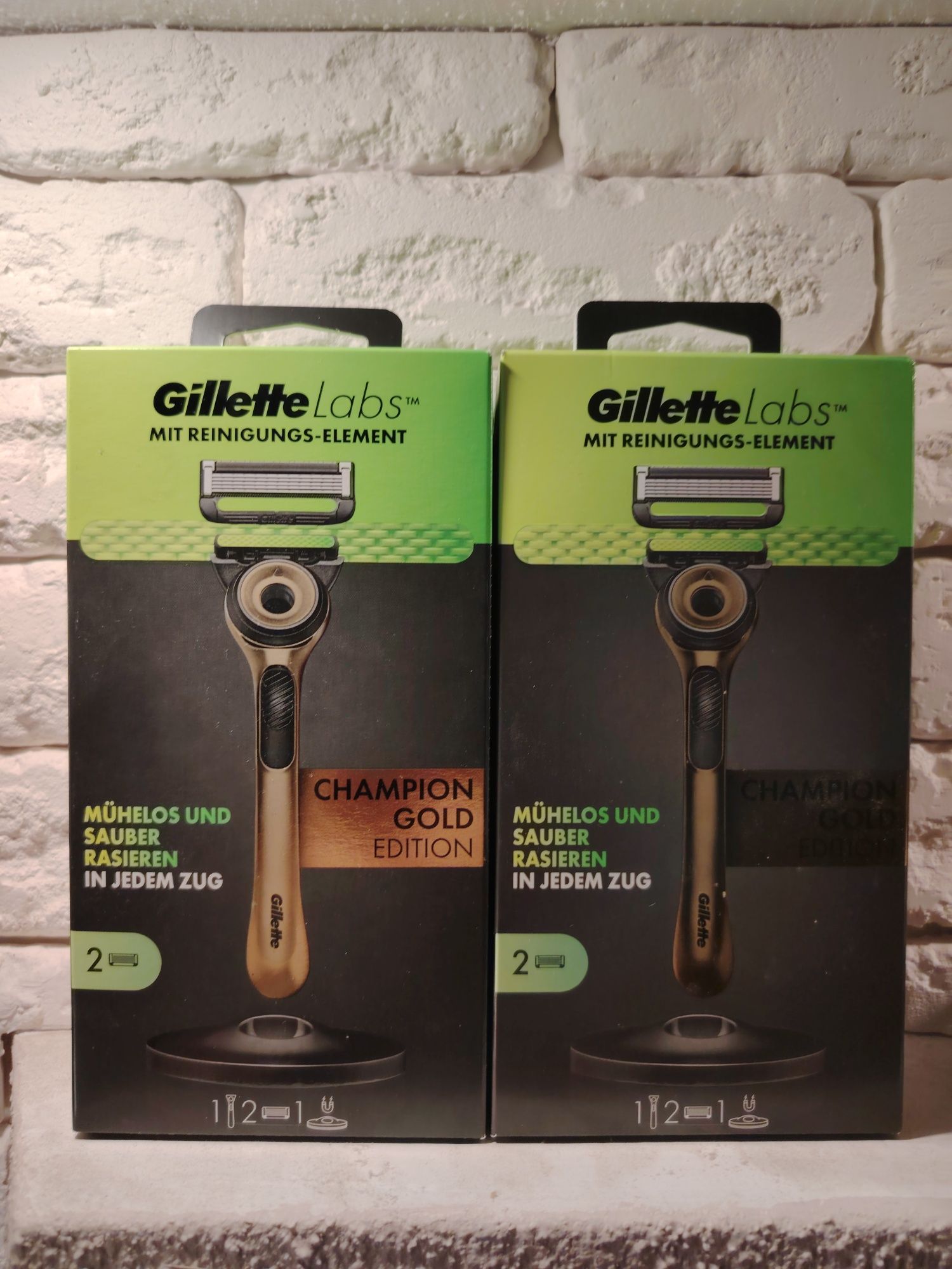 Станок бритва для гоління Gillette Labs Champion Gold Edition картридж