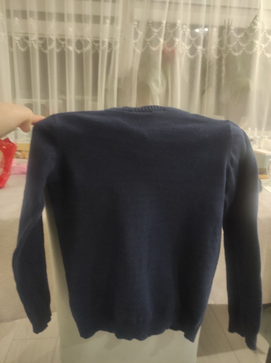 Sweter granatowy dla dziewczynki z TXM 110