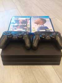 Playstation 4 PRO + 2 pady + gry FIFA 21, FIFA 22 CENA DO NEGOCJACJI