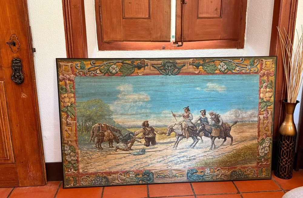 Quadros Tapeçaria D. Quixote e Pintura a óleo