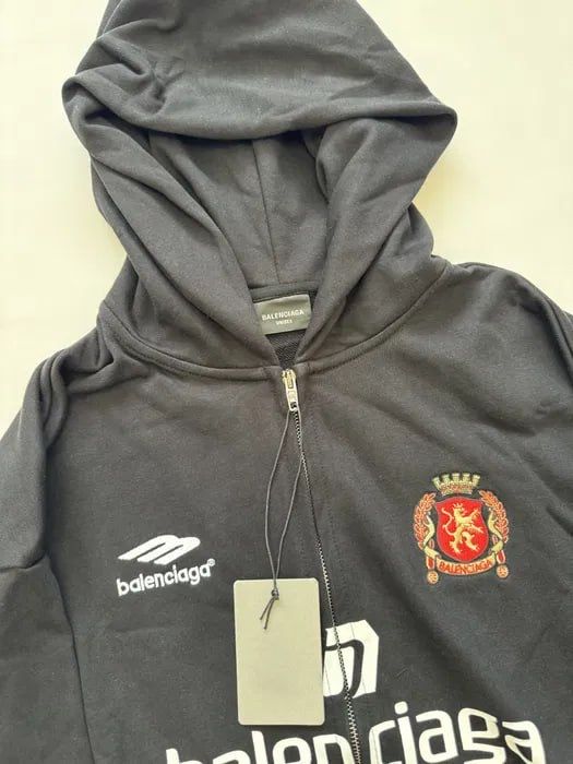 зип худи Balenciaga Paris Soocer Lion Footbal M L