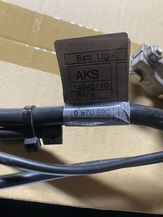 BMW E60 E61 klema minusowa ibs przedlift
