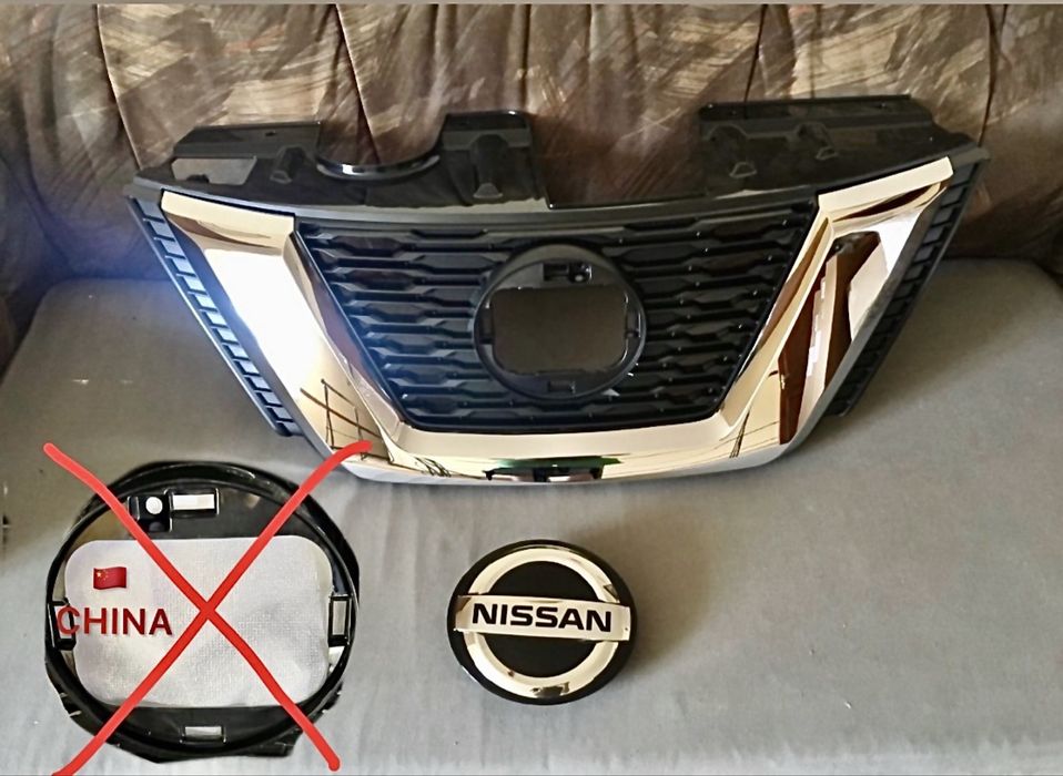 Решетка радиатора под дистроник Nissan rogue 2018 Нисан рог т32 2019