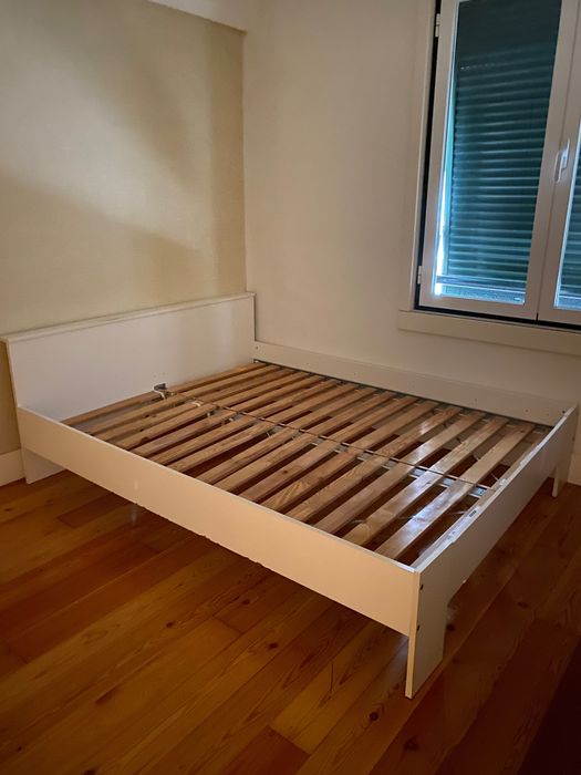 Cama Casal IKEA Branca 160x200cm