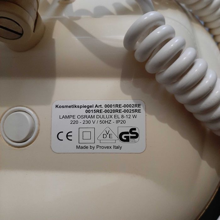 Lusterko łazienkowe,podświetlane.