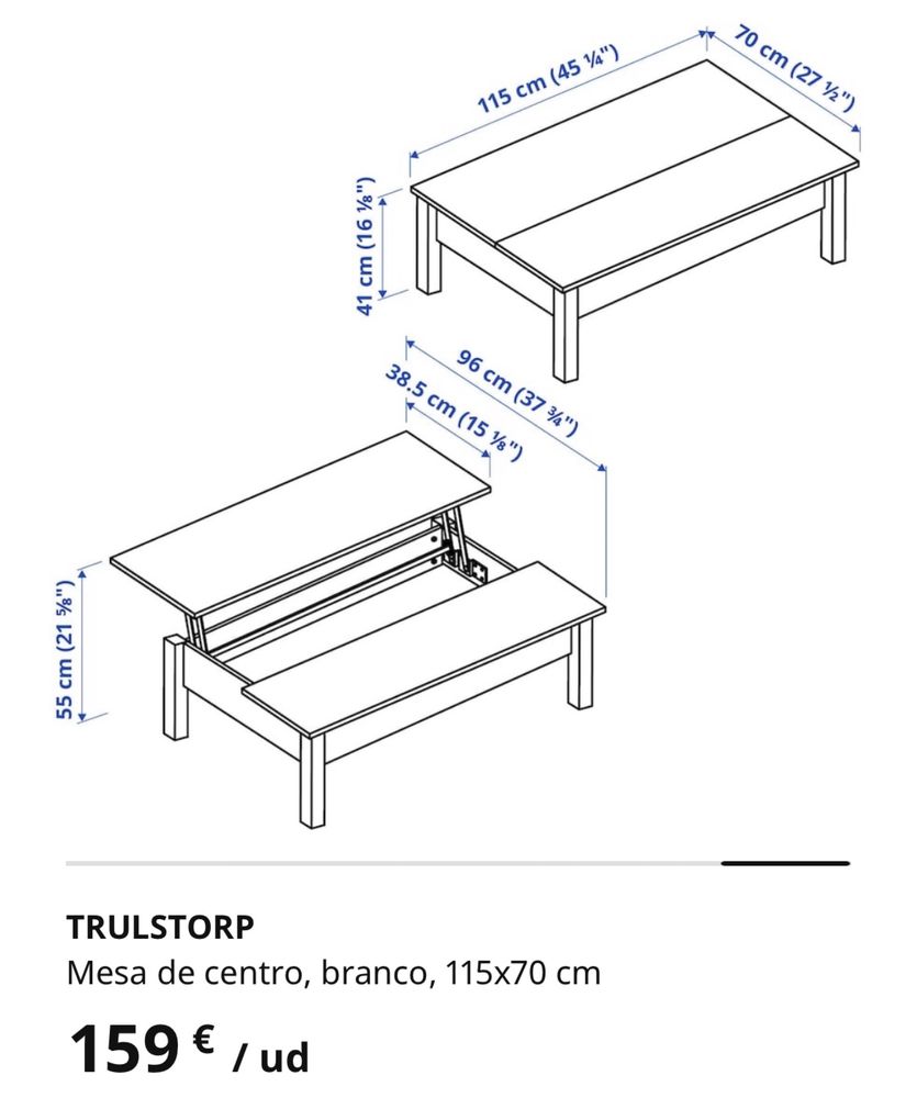 Mesa Trulstorp Ikea