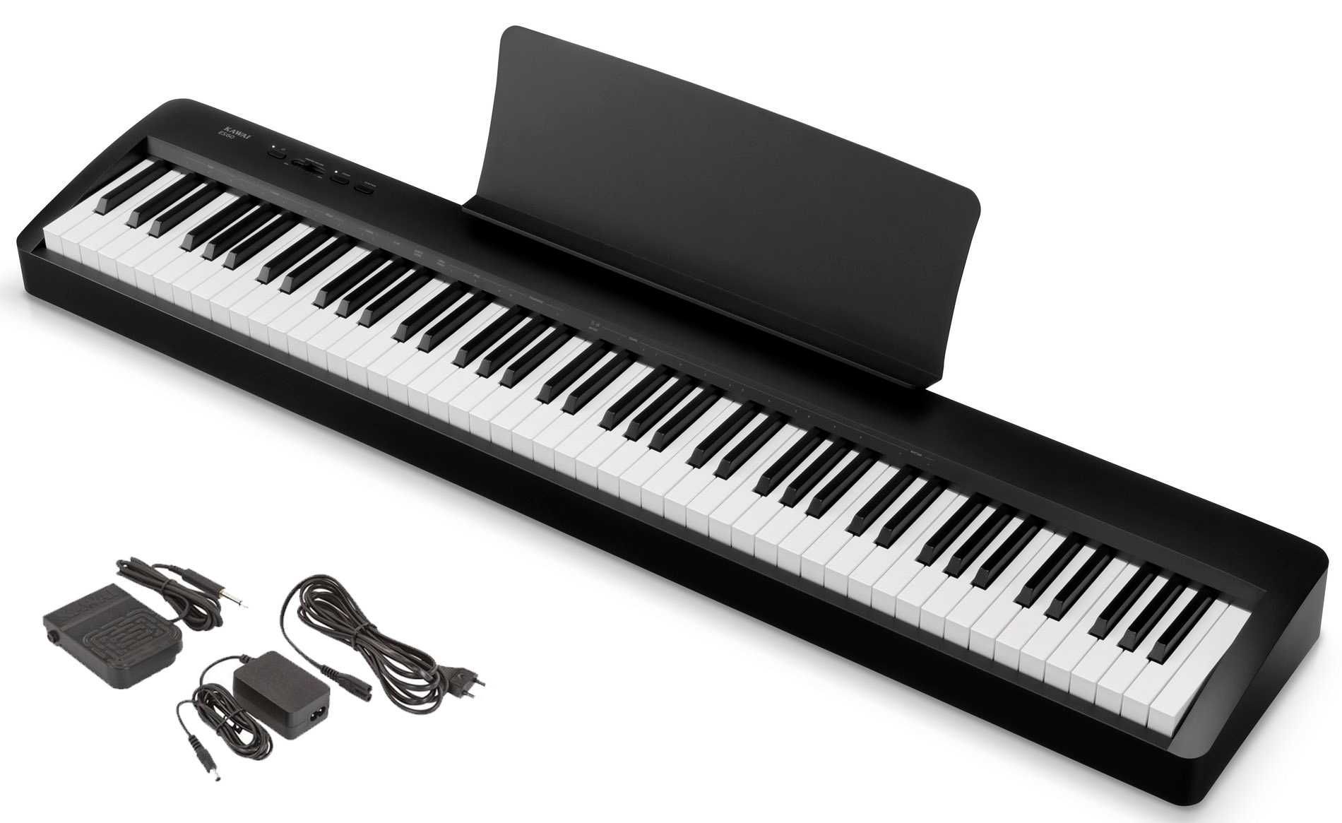 KAWAI ES60 CZARNE PIANINO  + Statyw X + Ławka + Słuchawki |ZESTAW