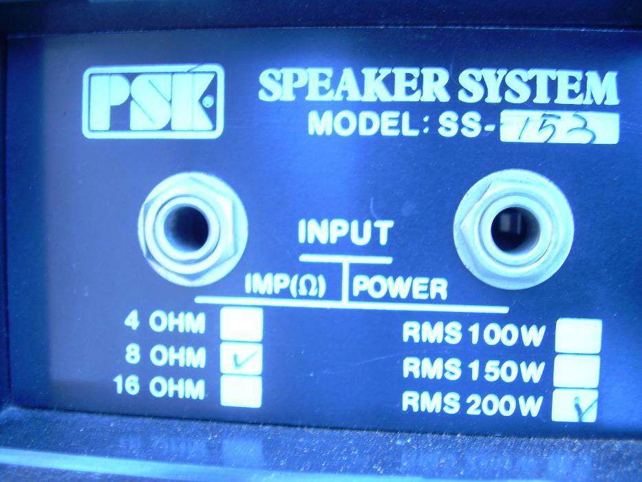 Psk Sound Technology Model Ss-153 400w Colunas De Som Profissionais