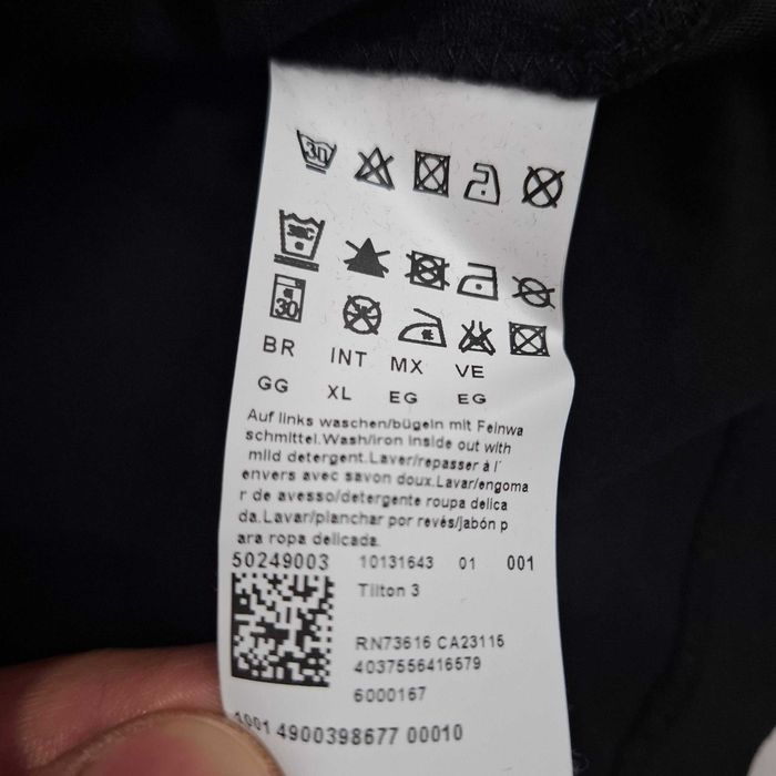 BOSS Hugo Boss t-shirt koszulka męska XL / L czarna t shirt bawełna