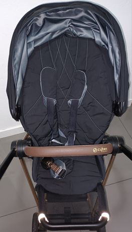 Tapicerka seat pack Deep Black do Cybex Mios 2.0 Priam